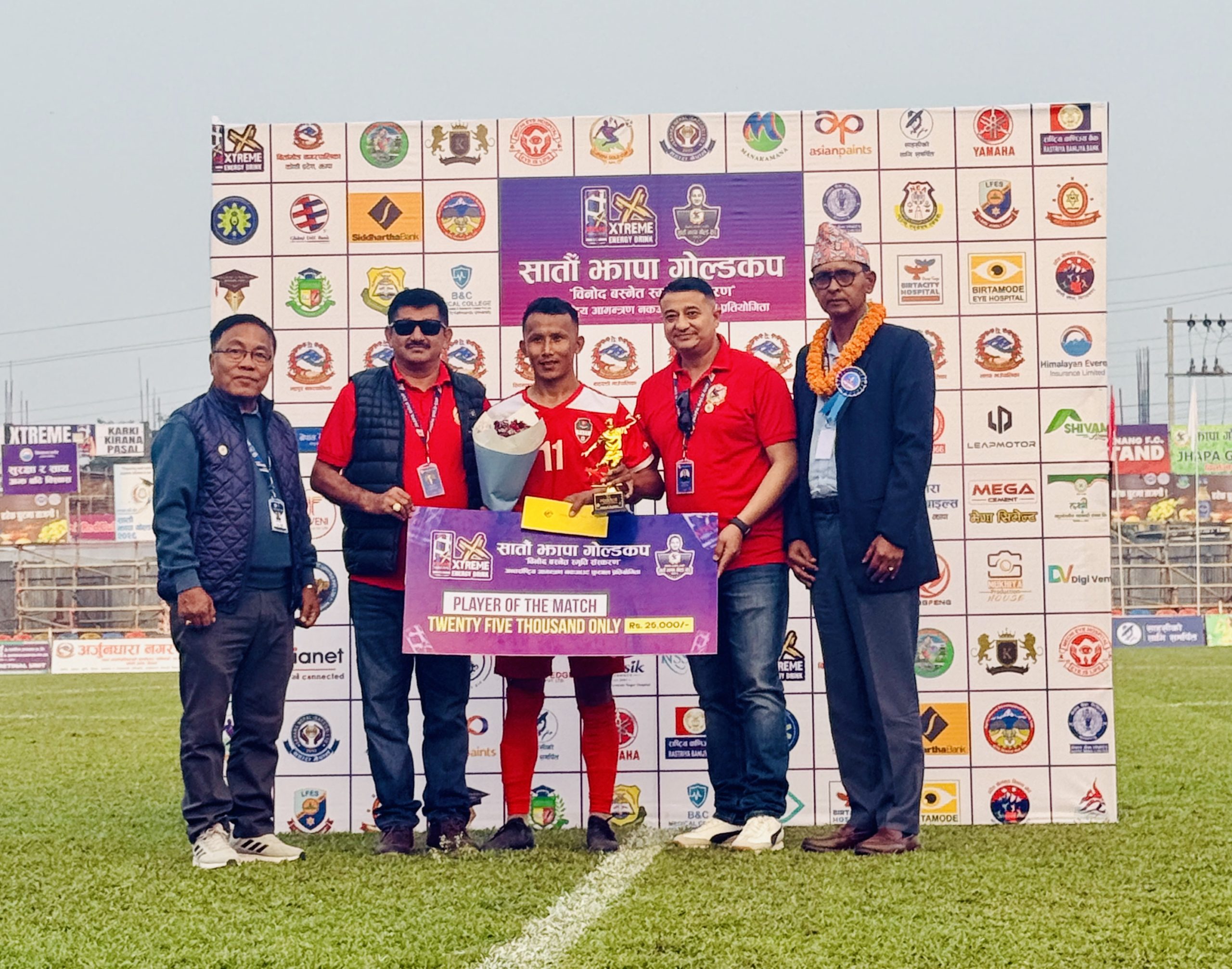 सातौँ एक्स्ट्रिम झापा गोल्डकपको क्वार्टर फाइनलमा त्रिभुवन आर्मी