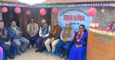 माङसेबुङमा बेसार प्रशोधन केन्द्रको उद्घाटन