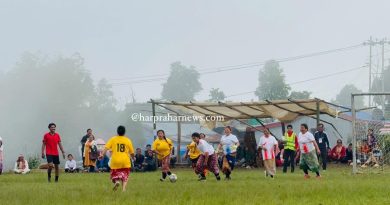 माङ्सेबुङमा वडा स्तरीय फुटबल प्रतियोगिता हुँदै